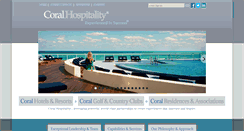 Desktop Screenshot of coralhospitality.com